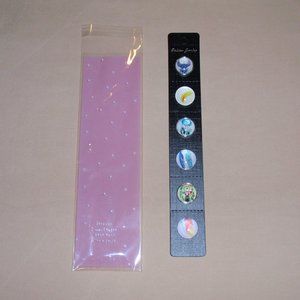 B1G1 FREE SALE Bundle of 6 18mm Glass Snap Buttons Feather Dreamcatcher